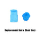 Replacement Parts for Fisher-Price Little People Frozen Elsa's Ice Palace - GGV29 ~ Replacement Blue Bed and Chair