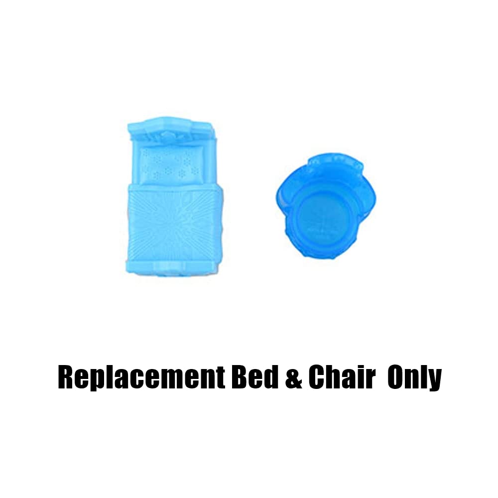 Replacement Parts for Fisher-Price Little People Frozen Elsa's Ice Palace - GGV29 ~ Replacement Blue Bed and Chair
