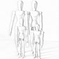 ZXZCTTC Wooden Manikin Mannequin Sketching Lay Figure Drawing Model Aid Human Figure Artist Draw Painting Model Mannequin Jointed Doll for Art Drawing