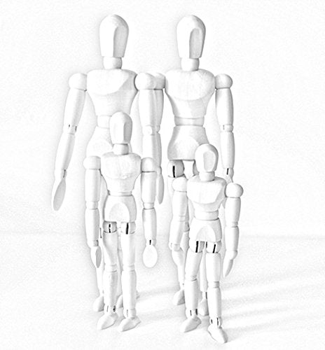 ZXZCTTC Wooden Manikin Mannequin Sketching Lay Figure Drawing Model Aid Human Figure Artist Draw Painting Model Mannequin Jointed Doll for Art Drawing