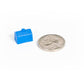 Plastic Houses: Blue Color Board Game Replacement House (Colored Miniature Town & City Buildings, Board Game Playing Pieces) | 50 Pieces