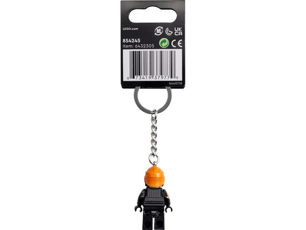 LEGO Star Wars Fennec Shand Minifigure Keyring 854245, Black, Small