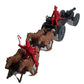 Classic Toy Soldiers, Inc Alamo Mexican 4 Horse Limber and 12lb Cannon with Two Figures in 54mm