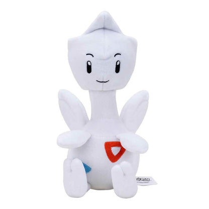 Pokemon: Togetic- 8" Plush Character, Fairy-Type Happiness Pokemon, Soft Cuddly Stuffed Animal Figure, Play & Display, Collectible Licensed Anime Toy