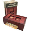 Good Luck Puzzle Box IQ Secret Money and Gift Card Holder Magic Trick Lock