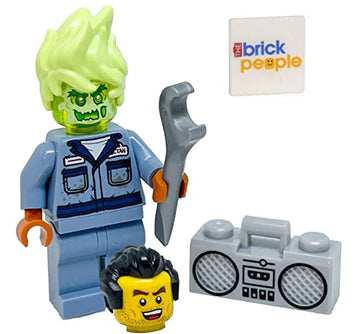 LEGO Hidden Side: Posessed Mechanic with Wrench and Radio Boom Box