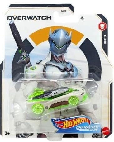 Hot Wheels Overwatch 2020 Character Cars Complete Set of 5 - Genji, D.Va, Tracer, Soldier 76 & Reaper | Licensed Blizzard Collectible | 1:64 Scale