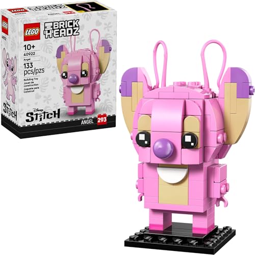 LEGO Disney 40922 Lilo, Stitch & Angel Building Set - Cute Character Display Models, Collectible Figures from Lilo & Stitch, Gift for Disney Fans,
