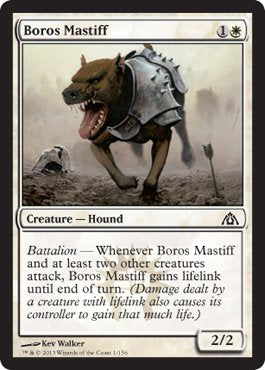 Magic The Gathering - Boros Mastiff (1) - Dragon's Maze