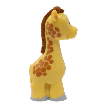 Fisher-Price Replacement Part for Collectible Little People Alphabet Fun Zoo Safari Farm Playset JGR92 - Replacement Letter G Yellow Brown Giraffe