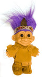 Russ My Lucky Troll Indian Troll Doll (Purple Hair)