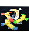 C&H Solutions 15 Pcs Cute Balancing Bird with Clear Triangle Stand (Colors May Vary)