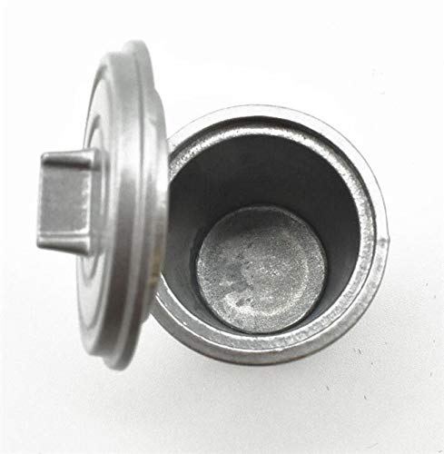 EatingBiting Adult Scene DIY 1:12 Dollhouse Miniature Furniture Home Garden Trash Can Garbage Bin Silver 30mm Width: 26mm Height: 35