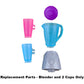 Replacement Parts for Barbie Malibu House Playset - FXG57 ~ Replacement Blender and 2 Cups