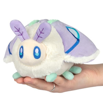 Squishable - Party Snacker Lilac Luna Moth - Garden Collection - 7 in - Soft Toy Collectible Stuffed Animal - Beans