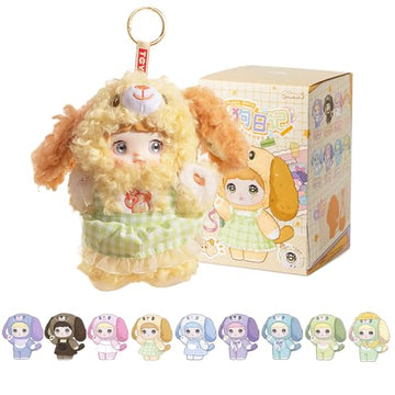 REIVIVORA Nommi V5 Puppy Diary Series Plush Blind Box 1PC (1 of 9 Possible Styles) Cute Figures Collectible Toys Birthday Gifts