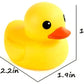 Bath Duck Toys 12 PCS Yellow Rubber Ducks Squeak & Float Ducky Baby Shower Pool Toy for Toddlers Kids Boys Girls