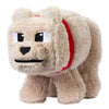 Minecraft Basic Plush Dennis The Wolf, 8-inch Collectible Soft Doll Inspired by The Movie Inspired by The Video Game