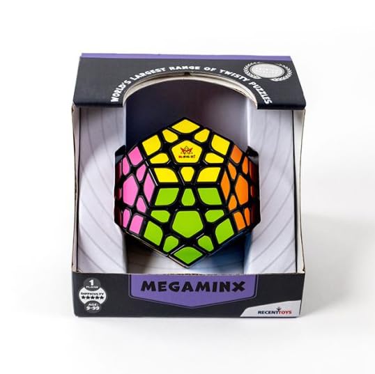 Meffert's Megaminx - The Original 12-Faced 3D Brainteaser Puzzle from Recent Toys - Travel-Friendly Fun for Ages 9 to Adult