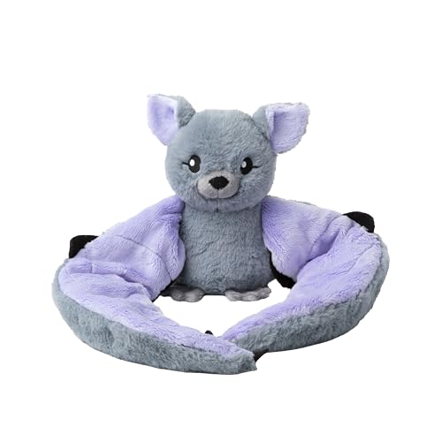 HUGIMALS Hugarounds Berkeley the Bat 2.5 lb Microwaveable & Freezable Weighted Plush Neck & Shoulder Wrap | Soothing, Comforting Hugs for Self-Care