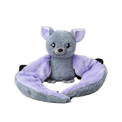 HUGIMALS Hugarounds Berkeley the Bat 2.5 lb Microwaveable & Freezable Weighted Plush Neck & Shoulder Wrap | Soothing, Comforting Hugs for Self-Care