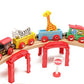 Maxim Enterprise Wooden Animal Train Set 7 Piece