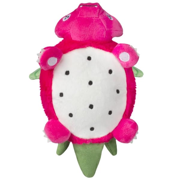 Squishable - Snugglemi Snackers Dragon Fruit - SynthiSquish Collection - 9 in - Soft Toy Collectible Stuffed Animal - Beans