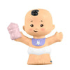 Replacement Part for Fisher-Price Little People Bundle 'n Play Playset - GKY43 ~ Replacement Baby Figure ~ Black Hair ~ Holding Baby Bottle ~ Bunny