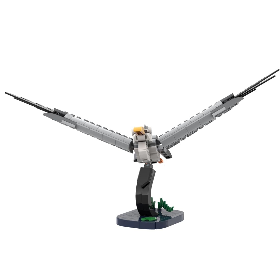 GoAssemb Flying Heron Building Blocks Set, MOC-212038 - Creative Bird Model Kit for Adults, Detailed DIY Construction, Easter Gift or Decoration, 234