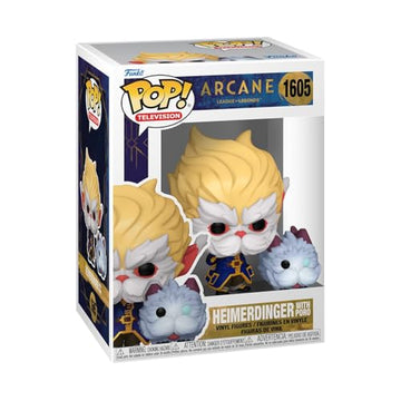 Funko POP TV: Arcane LOL- Heimerdinger with Poro - Arcane: League of Legends - Collectable Vinyl Figure - Gift Idea - Official Merchandise - for Kids