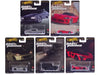 Hot Wheels Fast & Furious Premium Die-Cast Cars Bundle, 5-Pack Set, 1970 Chevelle SS, Dodge Viper, Nissan 370Z, Land Rover Defender, McLaren Senna