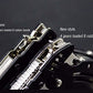 Rubber Band Gun New Generation Upgrade Mini Metal Foldable Toy Gun Keychain Quickly Shoot 8 Rubbers Orange tip Effectively identifiable Toy Gun Comes