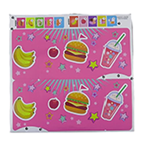 Replacement Parts for Fresh 'n Fun Food Truck Barbie Doll Playset - GMW07 ~ Replacement Label/Sticker Sheet