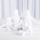 Factory Direct Craft Group of 4 Cloth Doll Body Blank Models - Pre-Stuffed Natural Muslin Doll Bodies for Making Therapy Reiki Energy Dolls, Angels