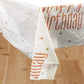 Unique Party 84894 Birthday Plastic Table Cover - 54" x 84" | Glittery Rosegold | 1 Pc, Happy, Rose Gold, 1 Count (Pack of 1)