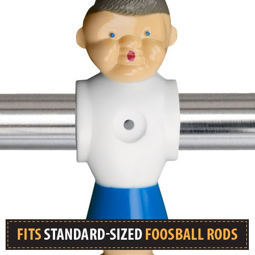 CSG Pair of Traditional Replacement Foosball Players - RED & Blue