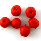 Dollhouse Miniature Red Apples Pkg of 6