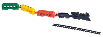 Dollhouse Miniature Nursery Toy Shop Accessory Boys Metal Train Set
