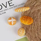 Miniature Bread, 4Pcs 1/12 Miniature Bread Dollhouse, Resin Mix Bakery Bread Mini House Food Decoration Accessories