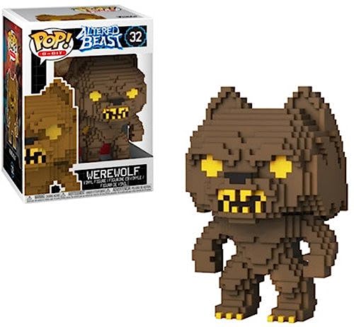 Funko Pop 8 Bit: Altered Beasts - Greek Warrior (Werewolf) Collectible Figure, Multicolor