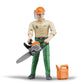 Bruder 60030 Forest Worker with Accessories, Toy Figure, Action Figure