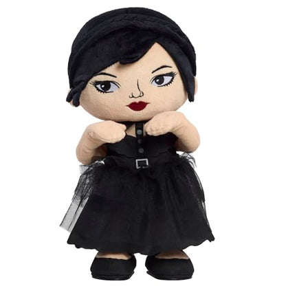 WEDNESDAY Dancing Plush Doll with Music and Movement, 12.5-inch Dancing Plushie, Interactive Toy, Kids Toys for Ages 3 Up by Just Play