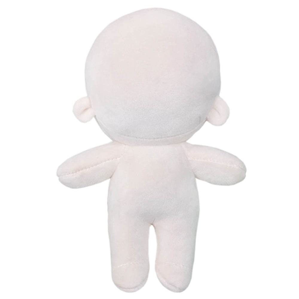 niannyyhouse 7.8in?20CM? Plush Doll Without Embroidery Naked Humanoid Stuffed Toys Dress Up Normal Body Glossy Wearable Clothing (A-2, 20CM)