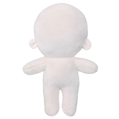 niannyyhouse 7.8in?20CM? Plush Doll Without Embroidery Naked Humanoid Stuffed Toys Dress Up Normal Body Glossy Wearable Clothing (A-2, 20CM)