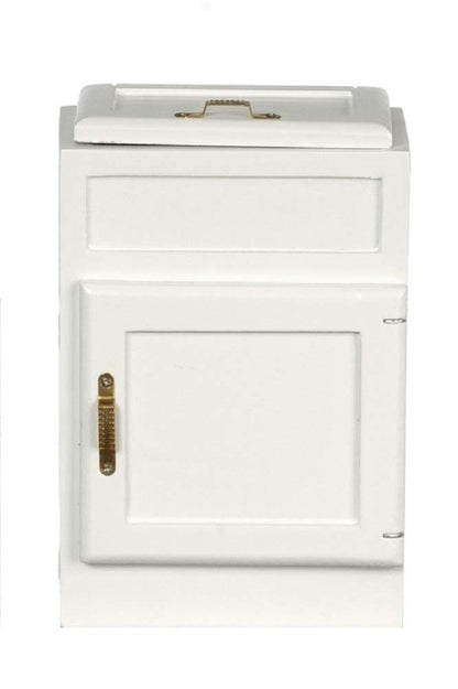 Dollhouse Miniature 1:12 Scale White 2-Door ICE Box #T6456