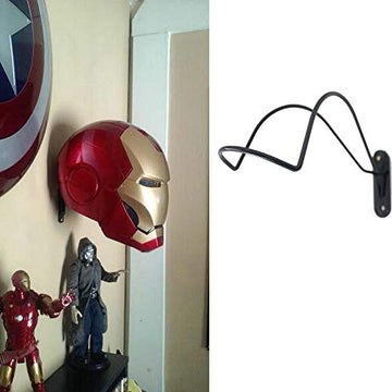 Strong Iron Rack for Electronic Helmet Wall Mounted | Helmet Storage Display | Helmet Collection Wall Hanger Stand | No Helmet
