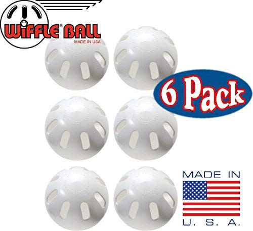 WIFFLE Ball 6 Baseballs Official Size 6 Pack Ball 32" Bats 2 Pack Set