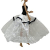 Peregrine Black & White Romantic Gown Prom Ballet Tutu Dress for 11.5 inches Dolls
