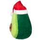 Squishable - Snugglemi Snacker Santa Avocado - Comfort Food Collection - 6 in - Soft Toy Collectible Stuffed Animal - Beans
