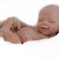DangTpor 16" Realistic Newborn Silicone Baby Doll - 4.4 Lbs, 3D Painted Skin, Visible Veins, Weighted Sleeping Girl